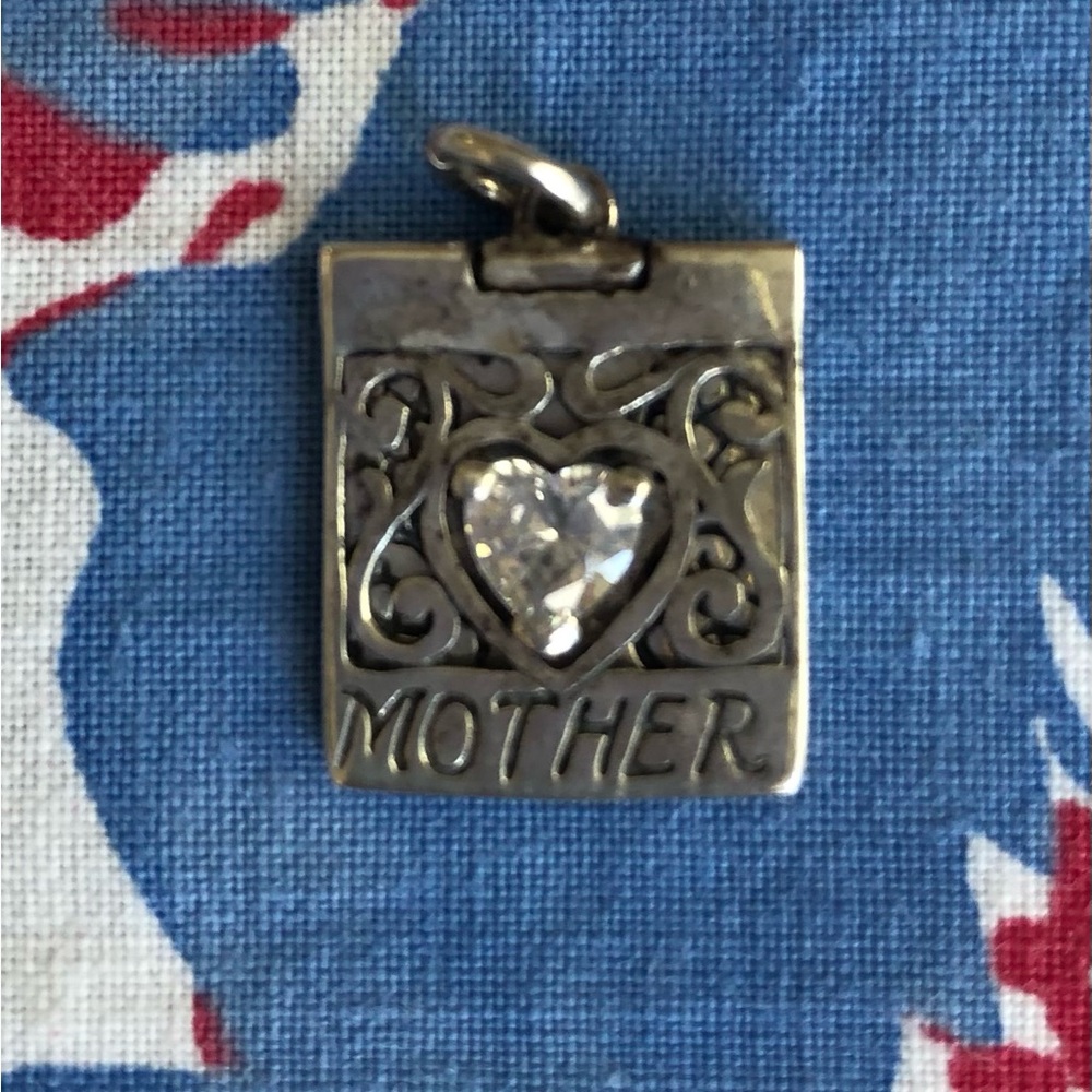 Sterling Silver Heart 'Mother' Pendant